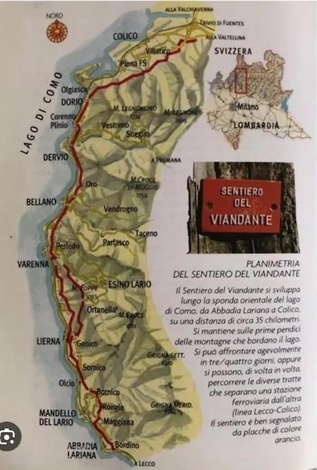아바디아 Mandello Panoramico 아파트 0*,